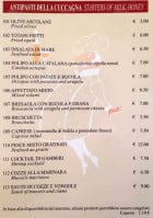 Quixote menu