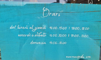 Acuarium menu