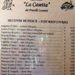 Tess De Mar Menu