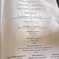 Vive Libre menu