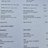 Table Mountain Comares Cardápio