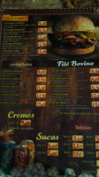 Panaderia Tahona menu