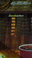 Panaderia Tahona menu