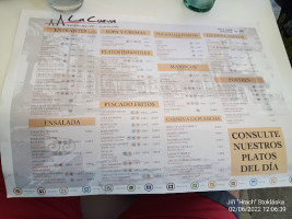 La Casona Ayamonte menu