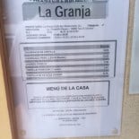 Parrillada La Granja Cardápio