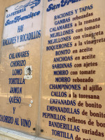 100 Montaditos San Francisco menu