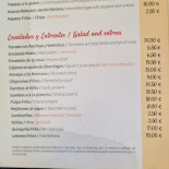 Meson Pepa Menu