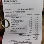 El Perro Verde Carte