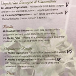 Leo's Italian Grill Carta