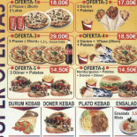 Sarrià Doner Kebab Pizzeria Carte