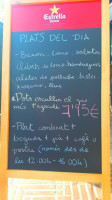 Petit Saba menu
