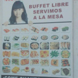 Bufete Libre Asiático Jin Yan menu
