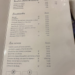 Mesón Chuchi Cardápio