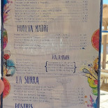 Chiringuito Larena menu