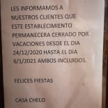 Casa Chelo Carte