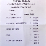 La Parrilla De San Agustín Carta