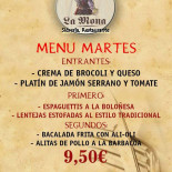 Sidrería La Mona Gijón Carte