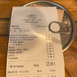 La Barrita Ibiza Carte