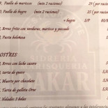 Sidreria Dakar Carte