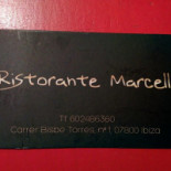 Marcello Ibiza menu