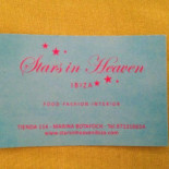 Stars In Heaven Ibiza menu
