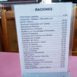 Meson Jamonero Canete Carta