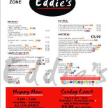 Eddie's Cardápio