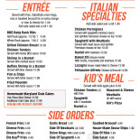 Meson Don Fernando menu