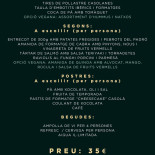Sol Gastrobar Menu