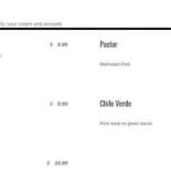 Chiringuito Varela Carte