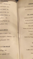 El Sombrero De Tres Picos menu