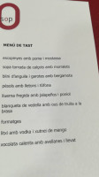 Hisop menu