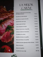 El Pradillo menu