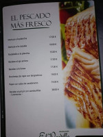 El Pradillo menu