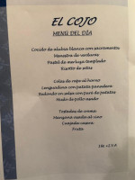 El Cojo menu