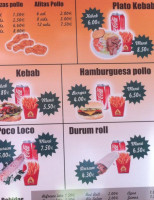 Otk Fried Chicken Kebab menu