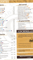 Parrillada Gardel menu