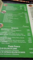 La Chimenea, Y Pizzeria menu