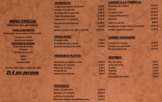 La Vinoteca menu
