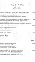 Vallbona Geschlossen, Cerado menu