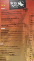 Rodeo Grill menu