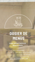 Bury Restauración menu