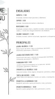 Bar Restaurante Montcabrer menu