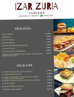 Izar Zuria Taberna food