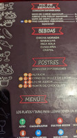 Sabores Peruanos menu