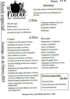 El Pinche menu