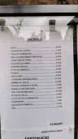 Sidrería Cachopo Las Barricas Cartes menu