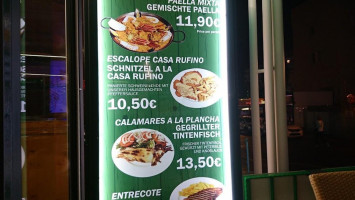 De Tapas Paellas Casa Rufino food