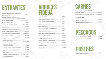 Arroceria Hispania Masia De Las Estrellas menu