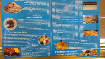 Pizzeria Montevideo menu